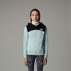 Kids' The North Face Back Logo Relaxed Hoodie Turquoise | NF0A93X4V
