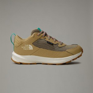 Kids' The North Face Fastpack Waterproof Hiking Shoes Khaki | NF0A98Y0T