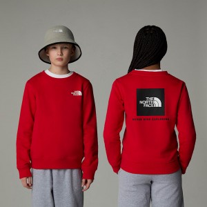 Kids' The North Face Redbox Sweatshirts Red | NF0A66F2G
