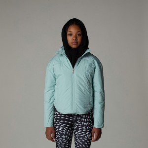 Kids' The North Face Reversible Shasta Full-Zip Jackets Turquoise | NF0A42L0K