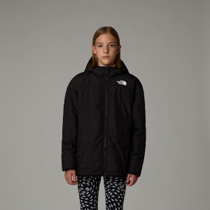 Kids' The North Face Reversible Shasta Hooded Parka Black | NF0A52B3L