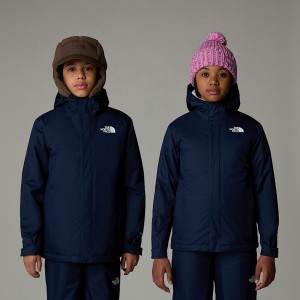 Kids' The North Face Snowquest Jackets Navy | NF0A43R5P