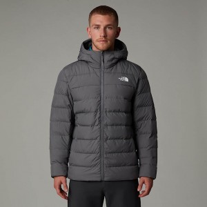 Men The North Face Aconcagua III Hooded Jackets Grey | NF0A93C5Y