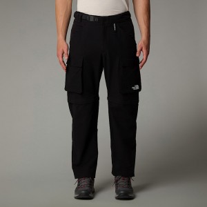 Men The North Face Ancohuma Convertible Loose Pants Black | NF0A82N7W