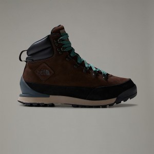 Men The North Face Back-To-Berkeley IV Leather Lifestyle Boots Brown | NF0A74E1C