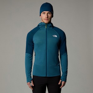 Men The North Face Bolt Polartec® Hooded Jackets Blue | NF0A56O5D