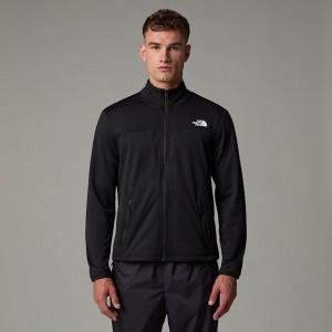 Men The North Face Cap Rock Full-Zip Jackets Black | NF0A99D2Z