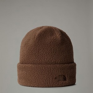 Men The North Face Cragmont Beanie Brown | NF0A45O0R