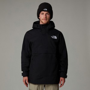 Men The North Face Driftview Anorak Jackets Black | NF0A66Z3V