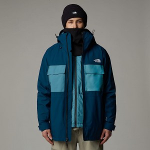 Men The North Face Fourbarrel Triclimate 3-in-1 Jackets Blue | NF0A22B0L