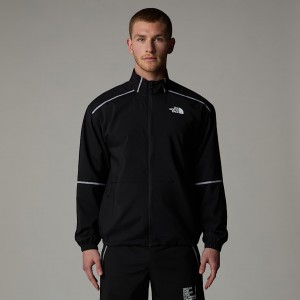 Men The North Face Hakuun Wind Jackets Black | NF0A61K8E