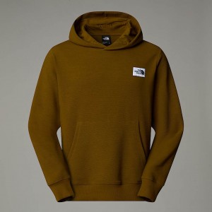 Men The North Face Hoden Hoodie Brown | NF0A77L7C