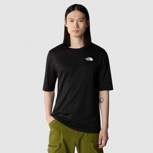 Men The North Face LIGHTRANGE™ Packable T Shirts Black | NF0A18T9W