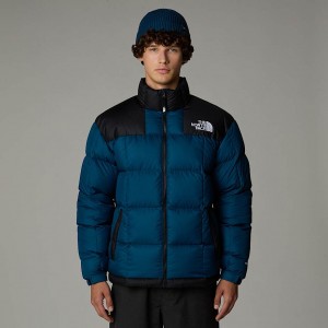 Men The North Face Lhotse Down Jackets Navy | NF0A69V8P