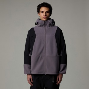 Men The North Face Light Fleece Jackets Purple | NF0A56M0G