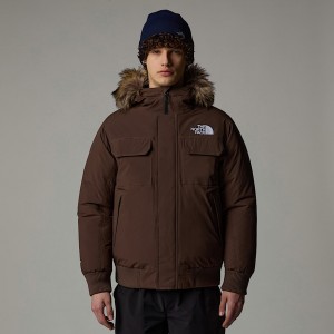 Men The North Face McMurdo Bomber Jackets Brown | NF0A22N7J