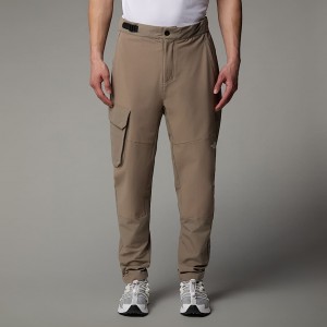 Men The North Face Mountain Athletics Hybrid Pants Beige | NF0A89F4X