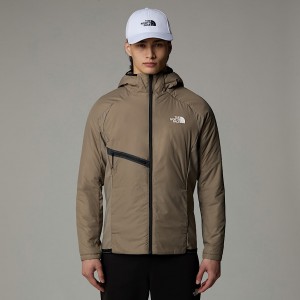 Men The North Face Mountain Athletics Hybrid Jackets Beige | NF0A62V7O