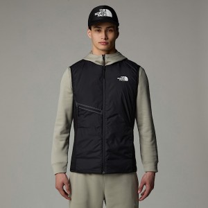 Men The North Face Mountain Athletics Hybrid Vest Black | NF0A03S8F