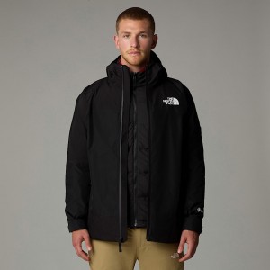 Men The North Face Mountain Light Triclimate 3-in-1 GORE-TEX® Jackets Black | NF0A36W0Z