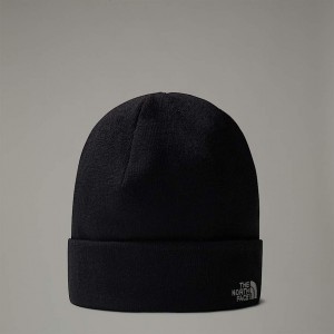 Men The North Face Norm Shallow Beanie Black | NF0A37G5A