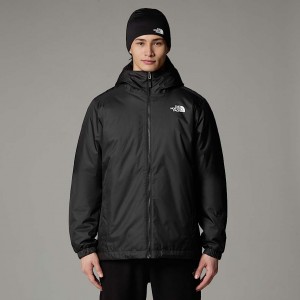 Men The North Face Quest Insulated Jackets Black | NF0A01L4Q