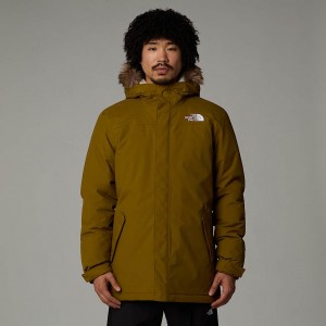 Men The North Face Recycled Zaneck Jackets Brown | NF0A99U6D
