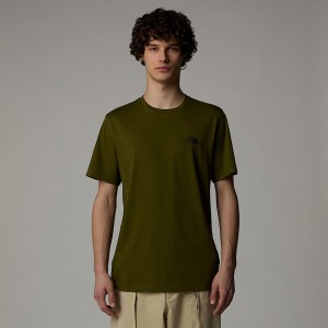 Men The North Face Simple Dome T Shirts Green | NF0A53T3C