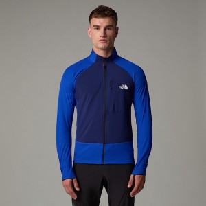 Men The North Face Summit FUTUREFLEECE™ Hybrid Jackets Blue | NF0A69B9E
