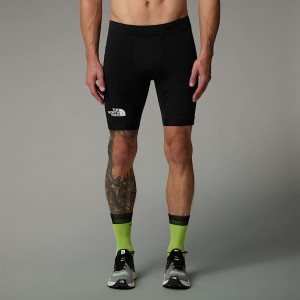 Men The North Face Summit Ripido Run Tight Shorts Black | NF0A83T3I