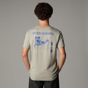 Men The North Face Topographic T Shirts Grey | NF0A70N9F