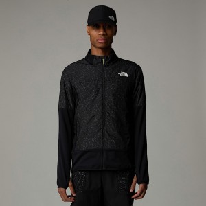 Men The North Face Winter Warm Pro Full-Zip Jackets Black | NF0A07F5D