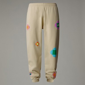 Men The North Face X Yinka Ilori Let's Blossom Together Joggers Beige | NF0A03Y6W