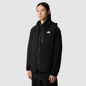 Men The North Face Zip-Off Sleeve Jackets Black | NF0A50N0C
