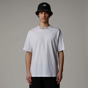 Men The North Face Zumu T Shirts White | NF0A16R0C