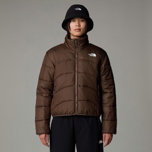 Women The North Face 2000 Synthetic Down Jackets Brown | NF0A05K5D