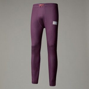 Women The North Face A68-a Circular DotKnit Baselayer Leggings Purple | NF0A47Q3N