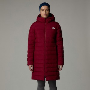 Women The North Face Aconcagua Parka Red | NF0A87Q7F