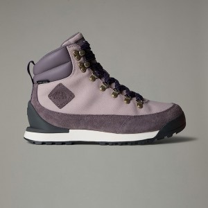 Women The North Face Back-To-Berkeley IV Textile Lifestyle Boots Grey | NF0A11D0D