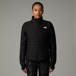 Women The North Face Canyonlands Hybrid Jackets Black | NF0A24K8C