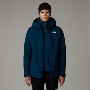 Women The North Face Carto Triclimate 3-in-1 Jackets Navy | NF0A71M1S