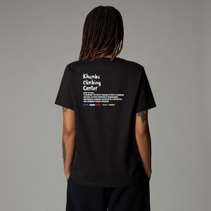 Women The North Face Climb T Shirts Black | NF0A49J9B
