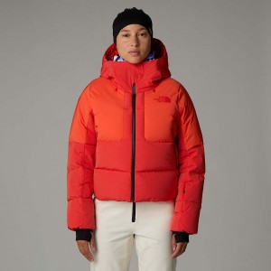 Women The North Face Cold Spell Cropped Down Jackets Red | NF0A70P2H