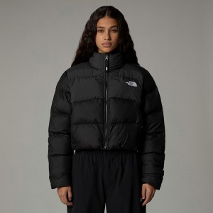 Women The North Face Cropped Saikuru Jackets Black | NF0A06A9O