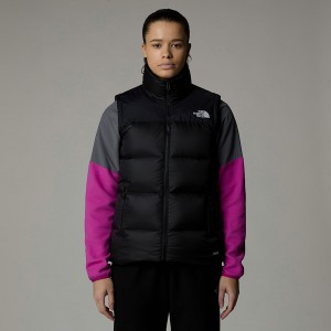 Women The North Face Diablo Down 2.0 Gilet Jackets Black | NF0A08R1E