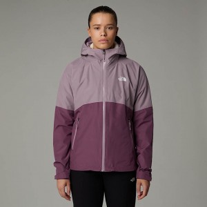 Women The North Face Diablo Dynamic Zip-In Jackets Purple | NF0A17K1V