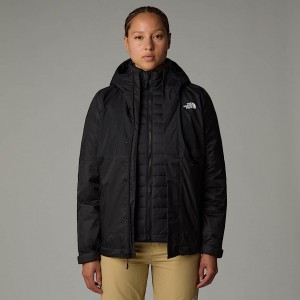 Women The North Face Down Insulated DryVent™ Triclimate Jackets Black | NF0A18A9N
