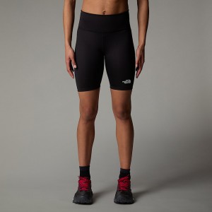 Women The North Face Flex Short Leggings Black | NF0A36X6R