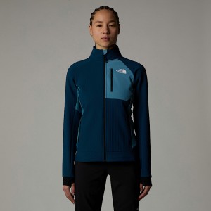 Women The North Face Highball Fleece Jackets Blue | NF0A66Q8A