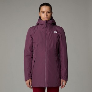 Women The North Face Hikesteller Insulated Parka Purple | NF0A11A6I